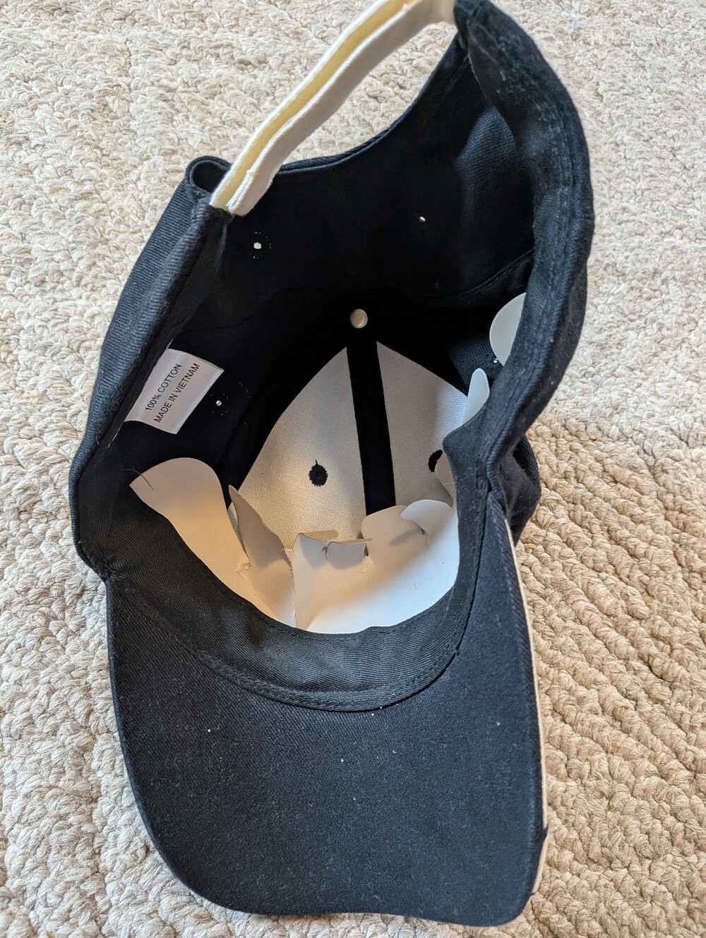 Rare NWOT Elton John Black & White Piano Graphic/Caesars Palace Baseball Cap - Picture 4 of 7